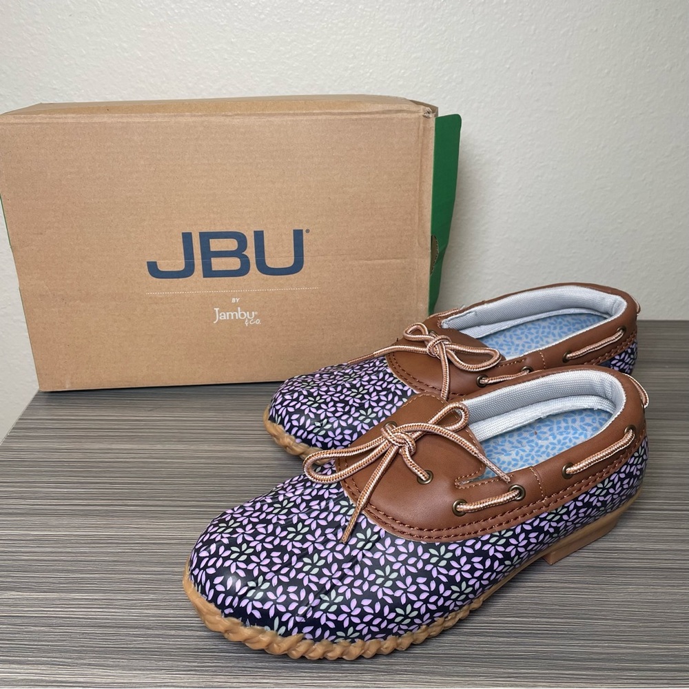 JBU by Jambu Women's Gwen Garden Ready Rain Shoe brand new in box Size 10
